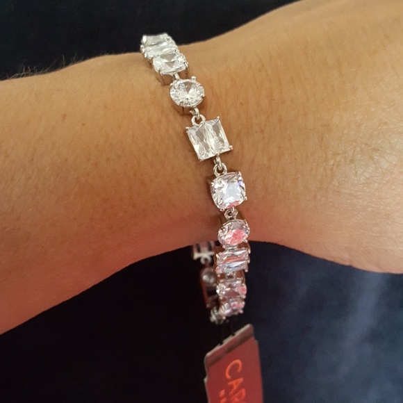 BRAND NEW CAROLEE CRYSTAL CZ FLEX BRACELET - Picture 6 of 8